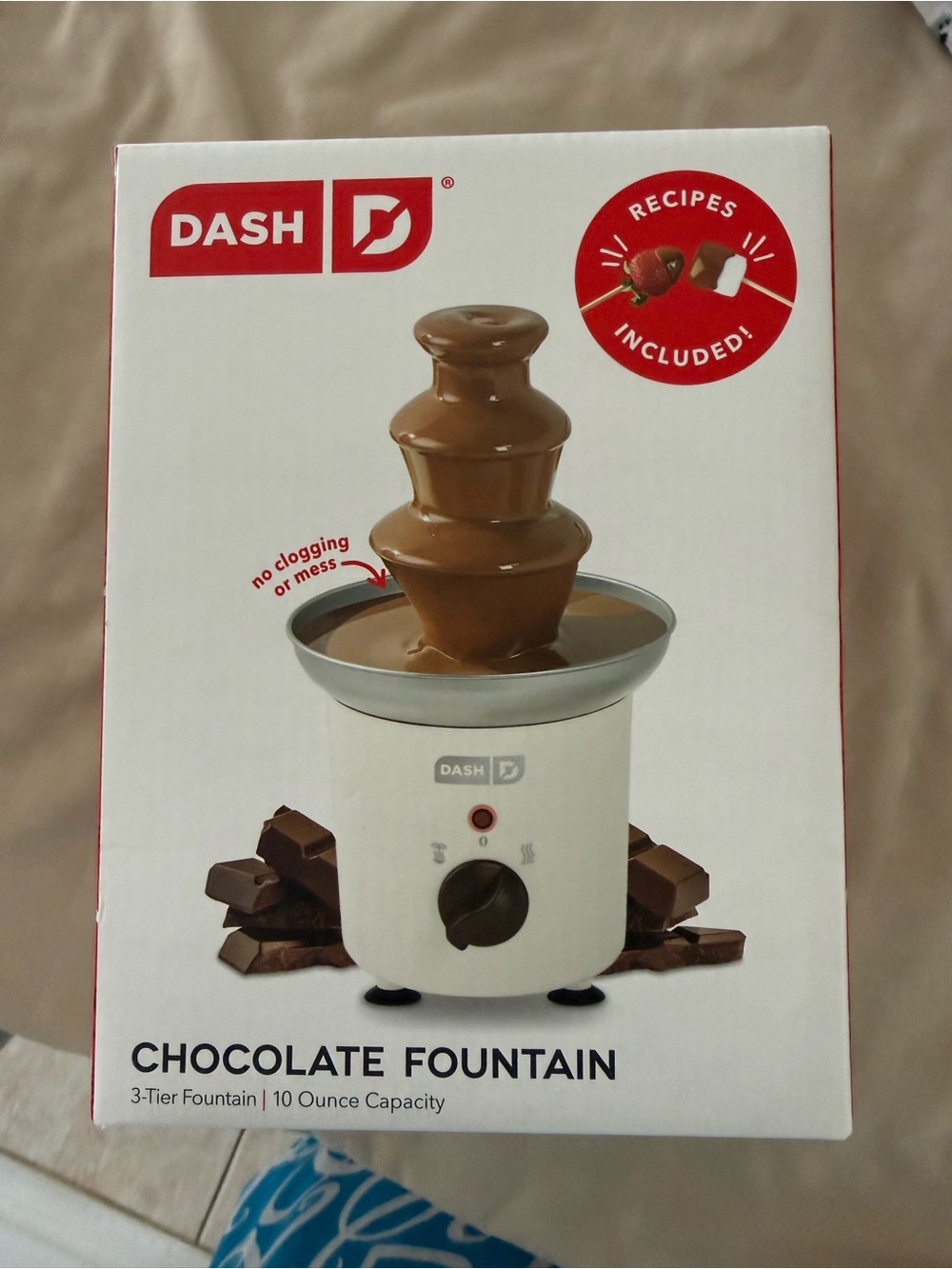 Ash Chocolate Fountain - White with Brown Chocolate